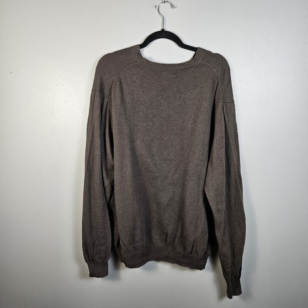 Chatham Road Cotton Cashmere V Neck Sweater Blend Mens Size XXL Long Sleeves - Picture 2 of 6